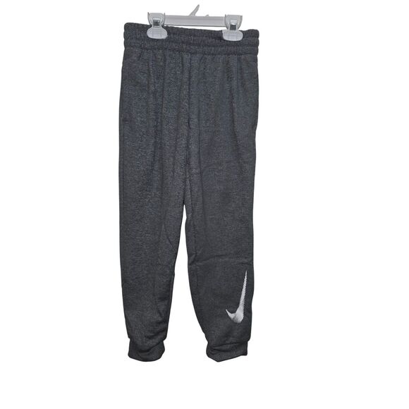 Nike Boys S Gray Jogger Pants Fleece Sweatpants Athletic Bottoms NWT - Picture 4 of 13